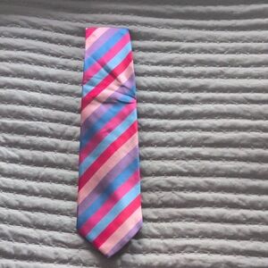 Charles Tyrwhitt Striped Silk Tie in Pink, Blue & Purple